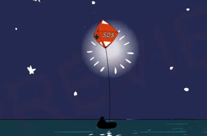 ballon-sos-rescue-me kitesurf