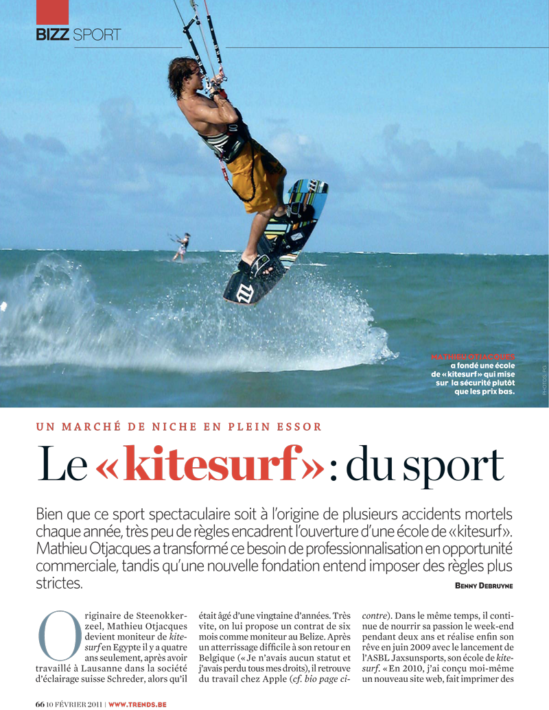Trends Magazine Kitesurf