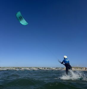 Seba a ses premiers waterstart